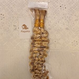 Blonde Wavy Hair Extensions 16"